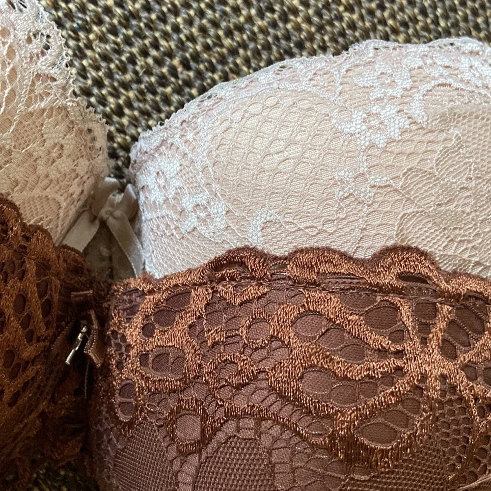 MWOT 36C Padded Lace Bra Bundle - Picture 4 of 9